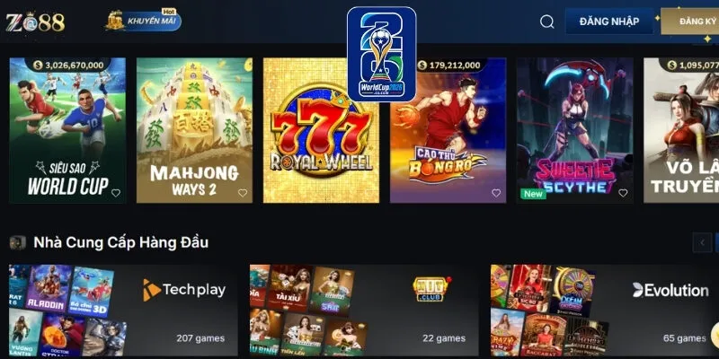 Giải trí cực đã với thế giới game đỉnh cao tại Zo88