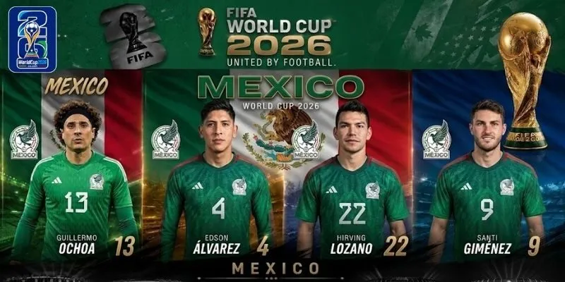 Mexico với lợi thế sân nhà sẽ là đối thủ đáng gờm trong bảng đấu Mexico với lợi thế sân nhà sẽ là đối thủ đáng gờm trong bảng đấu
